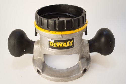 Dewalt fixed router base DW6184 for DW616/618 routers ***MISSING PLASTIC SUBBASE