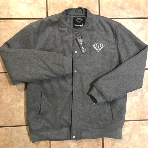 Men's Diamond Supply Co. Varsity Bomber Jacket-Size XL - product listing photo