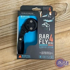 Bar Fly 4 Mini Handlebar Mount for Garmin, Wahoo, Polar, Cateye, Powertap, etc.