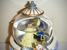 Vintage Disney Beauty And The Beast Snow Globe Music Box (AS-IS) — photo 2
