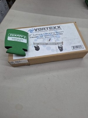 VORTEXX PRESSURE WASHER 12'' MULTI SURFACE CLEANING BROOM. 1/4'' CONNECT. 3 NOZZLE
