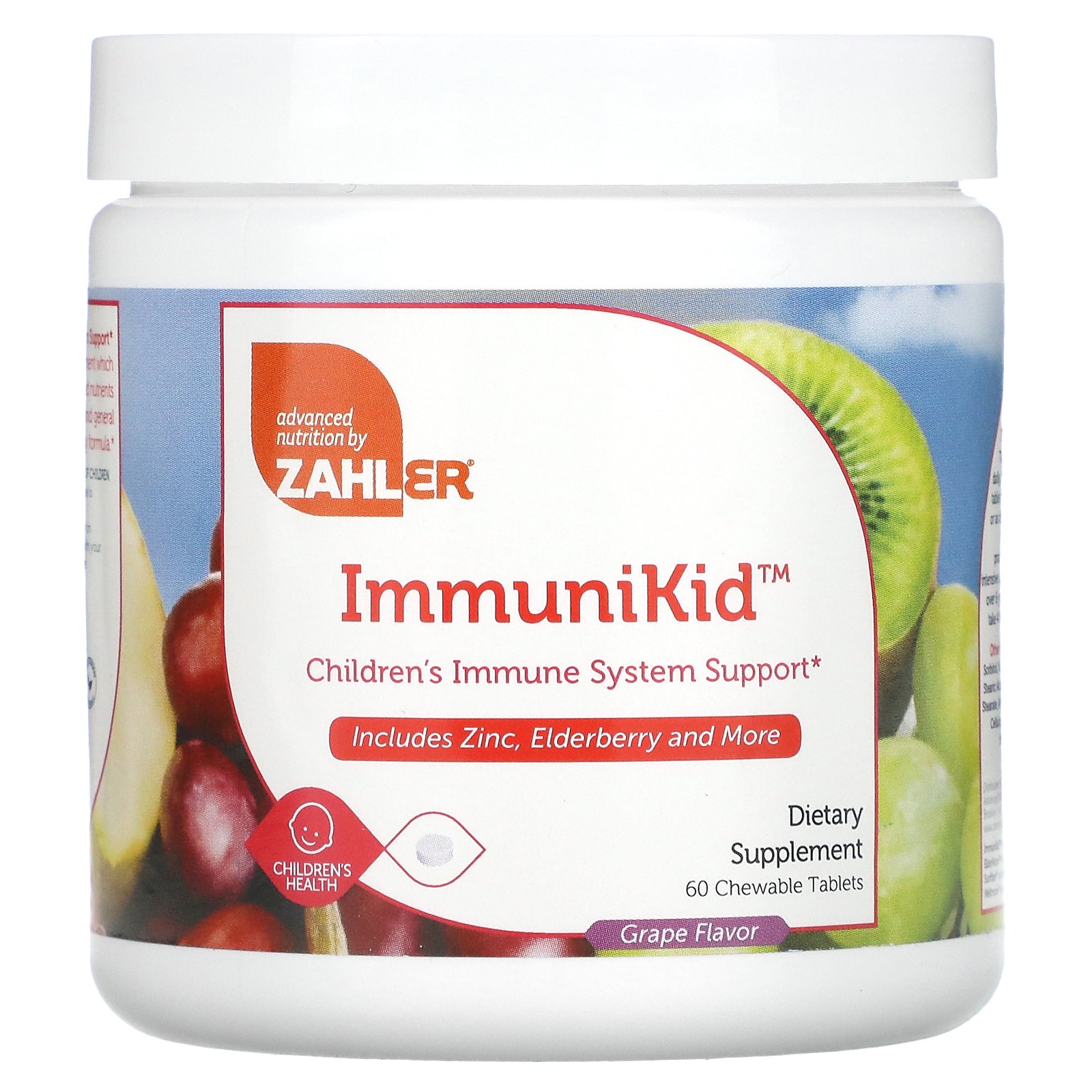 ImmuniKid Childrens Immune System Support Grape 60 Chewable Tablets 6590₽