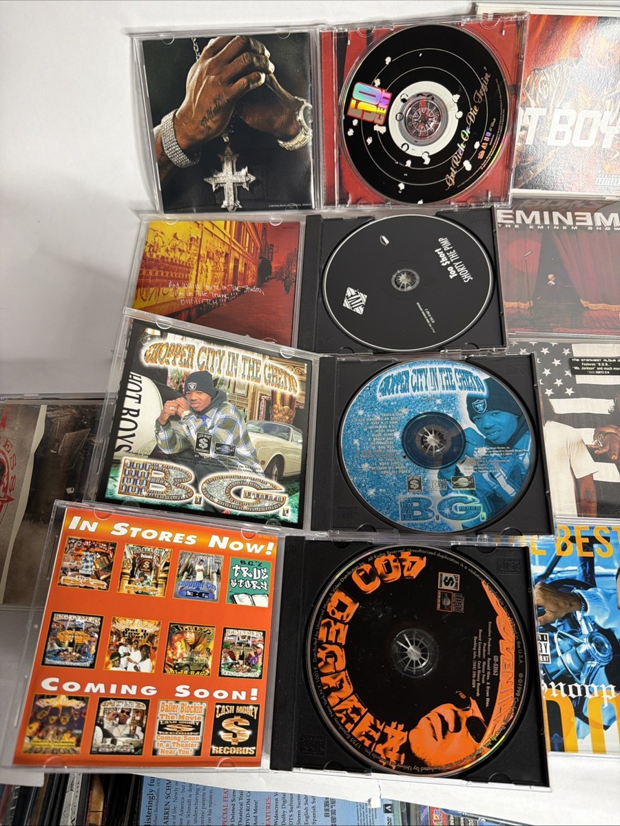 Lot Of 12 90's Gangsta Rap CDs Juvenile Too Short Shaggy Cypress
