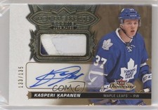 2016 Fleer Showcase Hot Prospects Autos /135 Kasperi Kapanen #147 Patch Auto a4e