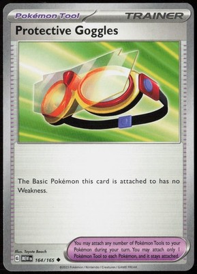 Protective Goggles #164/165 (LP) SV: Scarlet & Violet 151 MEW Pokemon