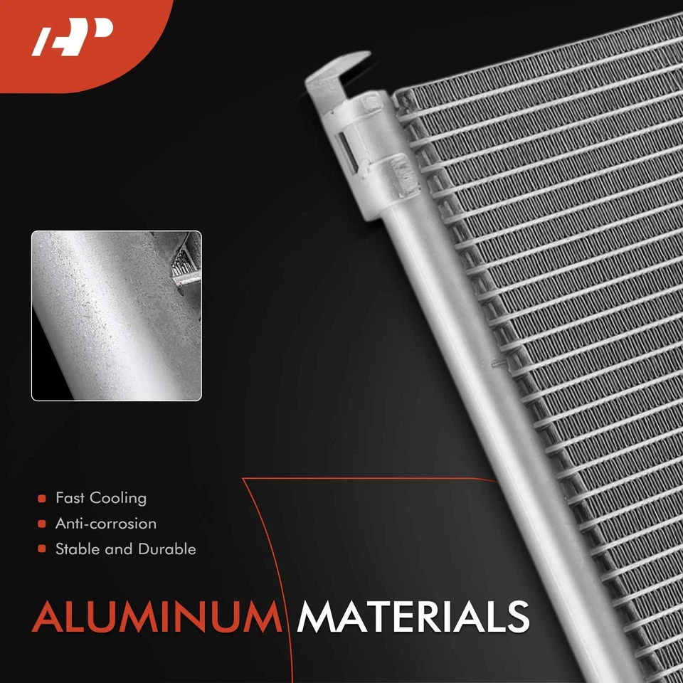 A-Premium A/C Condenser w/ Bracket for Chevrolet Malibu Buick Regal Century Olds - Image 2 of 4