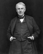 Inventor Thomas Edison Glossy Photo Print Historical Portrait Poster 8x10