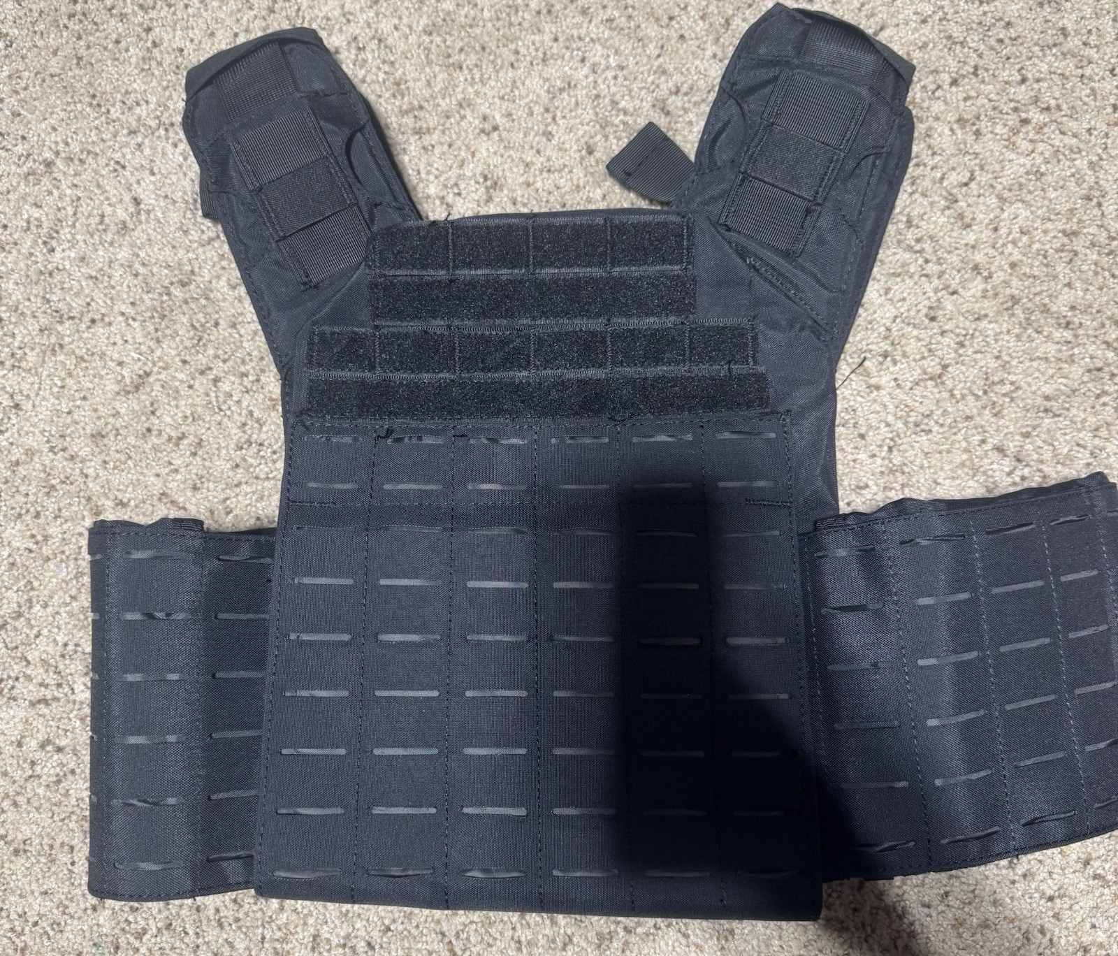 La police gear atlas molle plate carrier tactical vest adjustable