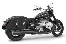 Freedom 4.5" Slip-On Exhaust Straight Cut Black With Black Tip For BMW R18 2021