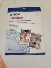 Epson Ultra Premium Photo Paper Glossy 8.5" x 11" 20 sheets/New- Sealed