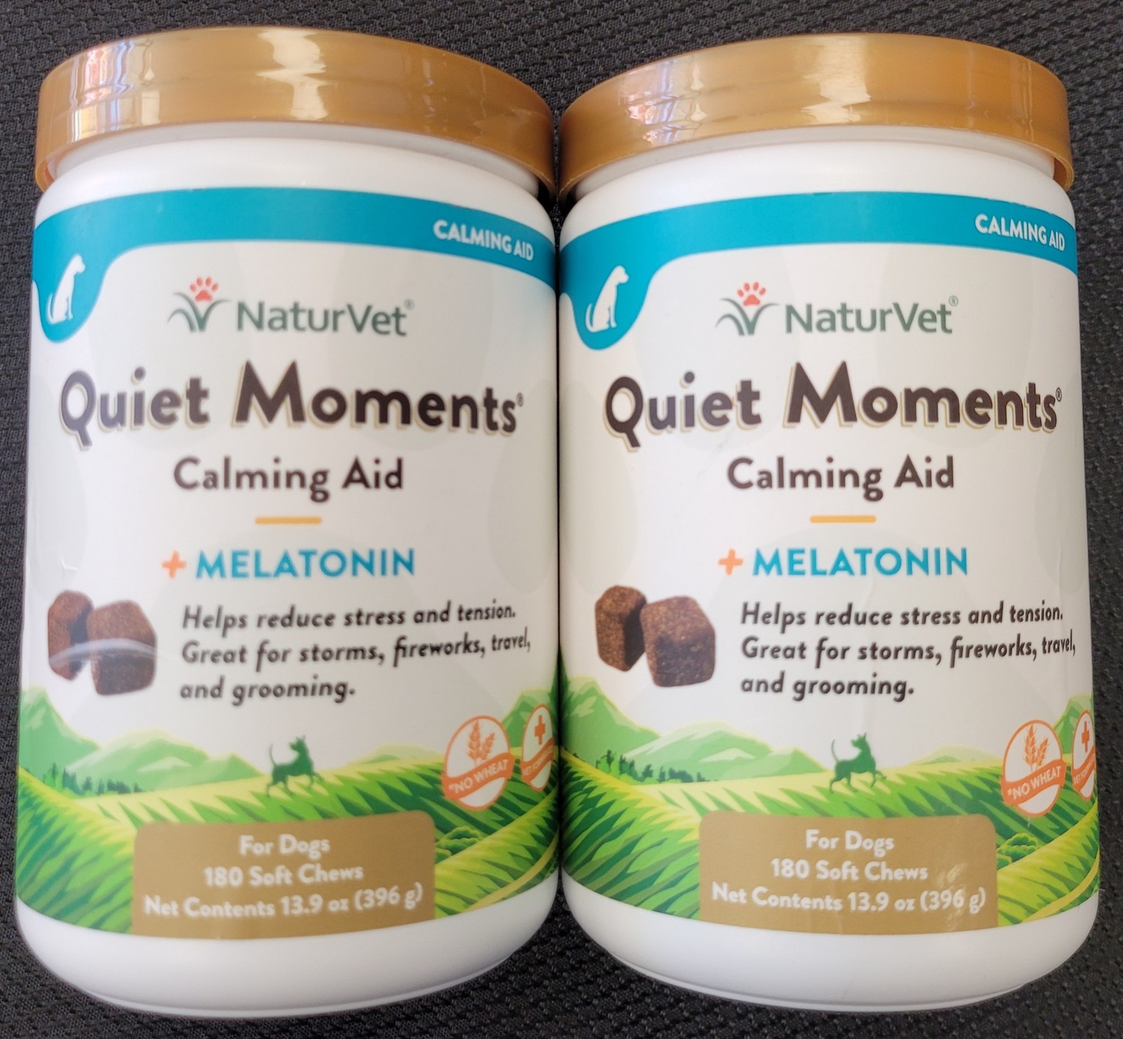 NaturVet Quiet Moments Calming Aid for Dog (2 Pack, 360 Soft