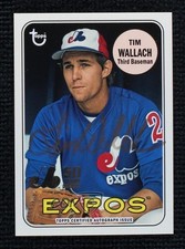 2019 Topps Archives 50th Anniversary of the Montreal Expos Tim Wallach Auto lg1