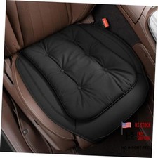 Faux Leather Front Car Seat Covers,Thicken Soft Seat Protector, 1 Piece Black