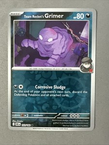 Team Rocket's Grimer 123/182 Reverse Holo Destined Rivals Pokemon TCG