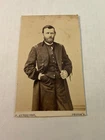 Civil War CDV US Grant with Lincoln Mourning Ribbon