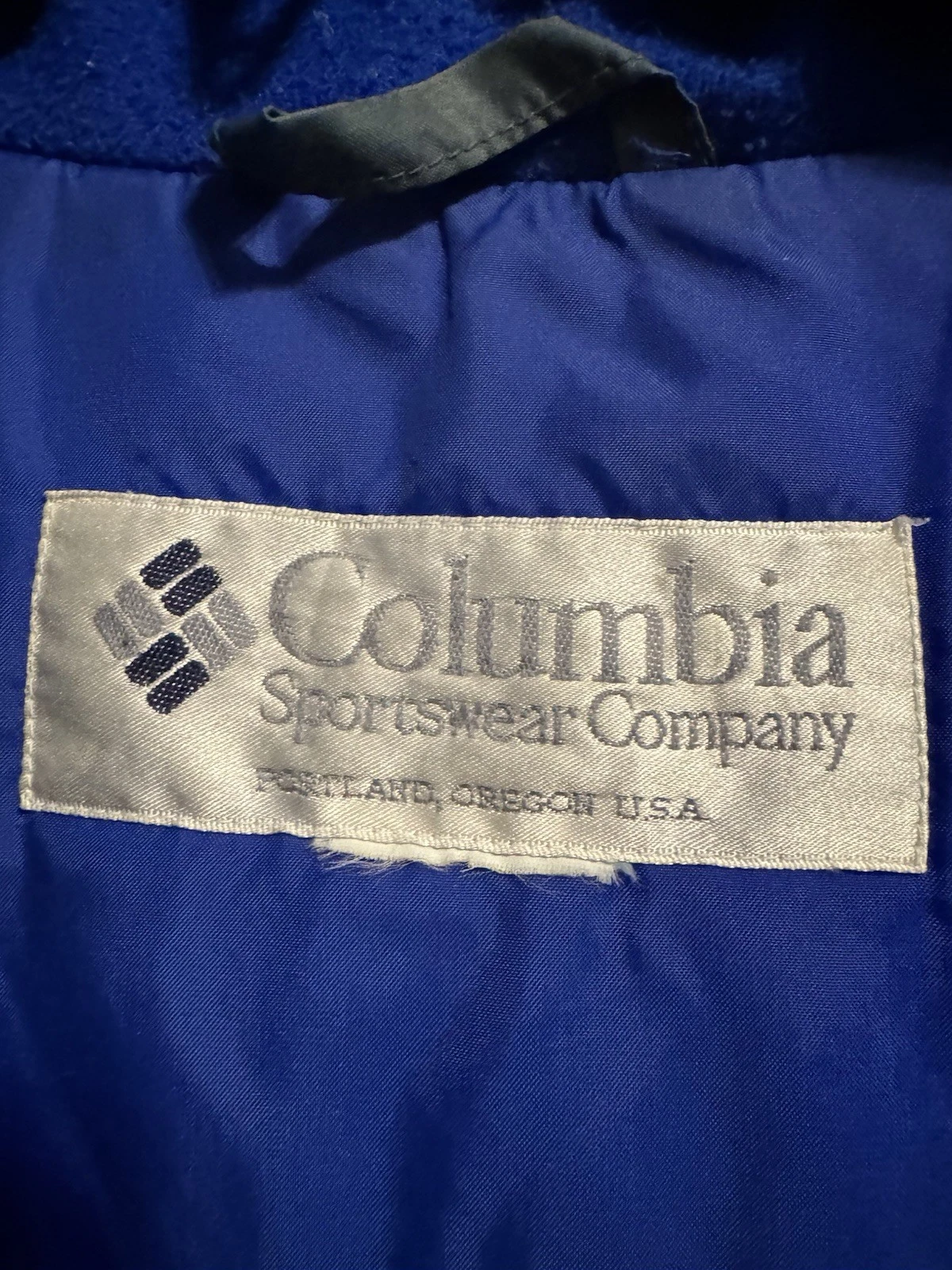 Vintage Columbia Jacket WATERPROOF Medium Coat Teal/Blue- Very nice!! image 4