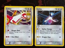 Latios #2/10 & Latías #4/10 - both holos from 2004 EX Trainer Kit 1 NM Condition