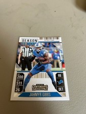 2024 Panini Contenders #32 Jahmyr Gibbs Season Ticket Detroit Lions