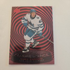 Luca Cagnoni 2025-26 Upper Deck #F-10 Fluorescence Red Rookie