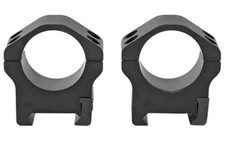 Warne Maxima Horizontal Scope Rings 1" Medium Black 501M