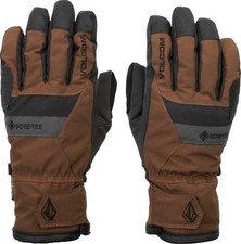 Volcom CP2 Gore-Tex Men's Winter Gloves, Brown, Medium
