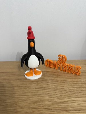 Feathers McGraw 3D Figur | Pinguindieb Modell - Wallace and Gromit 5''
