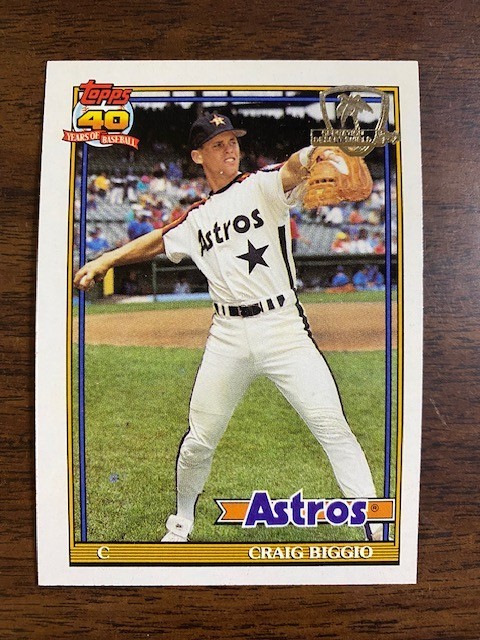 1991 TOPPS DESERT SHIELD #565 CRAIG BIGGIO