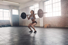 Olympic Barbell Clamps Collars Quick Release Pair of Locking Weight Clips Fit...