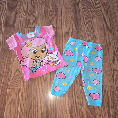 Y2K KIDS Bubble Guppies Baby Girls Pajama Set 12 Months 2014