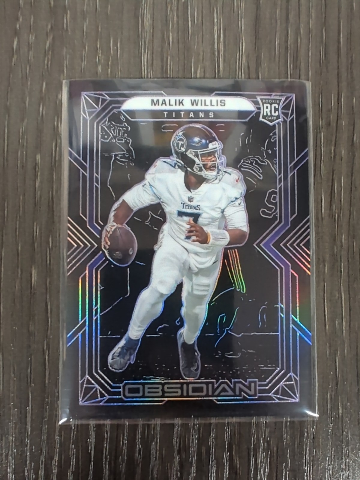 2022 Panini Obsidian Rookies Electric Etch Purple /100 Malik Willis #102