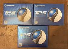 Brand New! TaylorMade TP5 White Golf Balls 3 Dozen