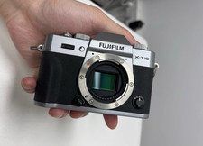 FUJIFILM Fujifilm X-T10 16.3MP Digital Mirrorless Camera Silver body English