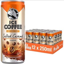 Hell Ice Coffee Salted Caramel, Lactose Free 250ml Pack of 12 FREE P&P