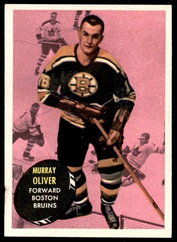 1961-62 Topps Murray Oliver #14 Boston Bruins