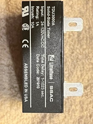 Littelfuse Solid State Timer TDU3000A