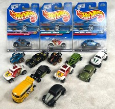 Lot of 14 Hot Wheels VW Beetle Baja Bug Volkswagen Vans 3 Sealed Diecast Cars
