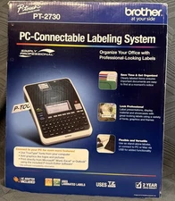 Brother PT-2730 P-Touch PC-Connectable Labeling System Professional Labeler