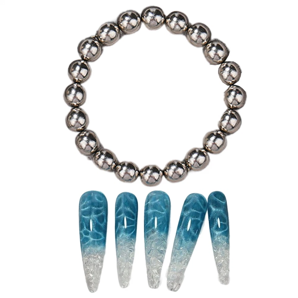 Cat Eye Nagel Magnet Perlen Katze Augengel Nagellack Magnet Perlenkugeln - Bild 2 von 4