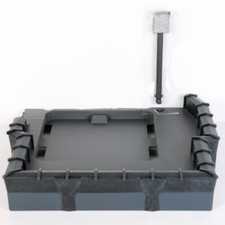 DC Movie Masters The Dark Knight Rises Bat Signal BASE  LEVER CNC Mattel 2012