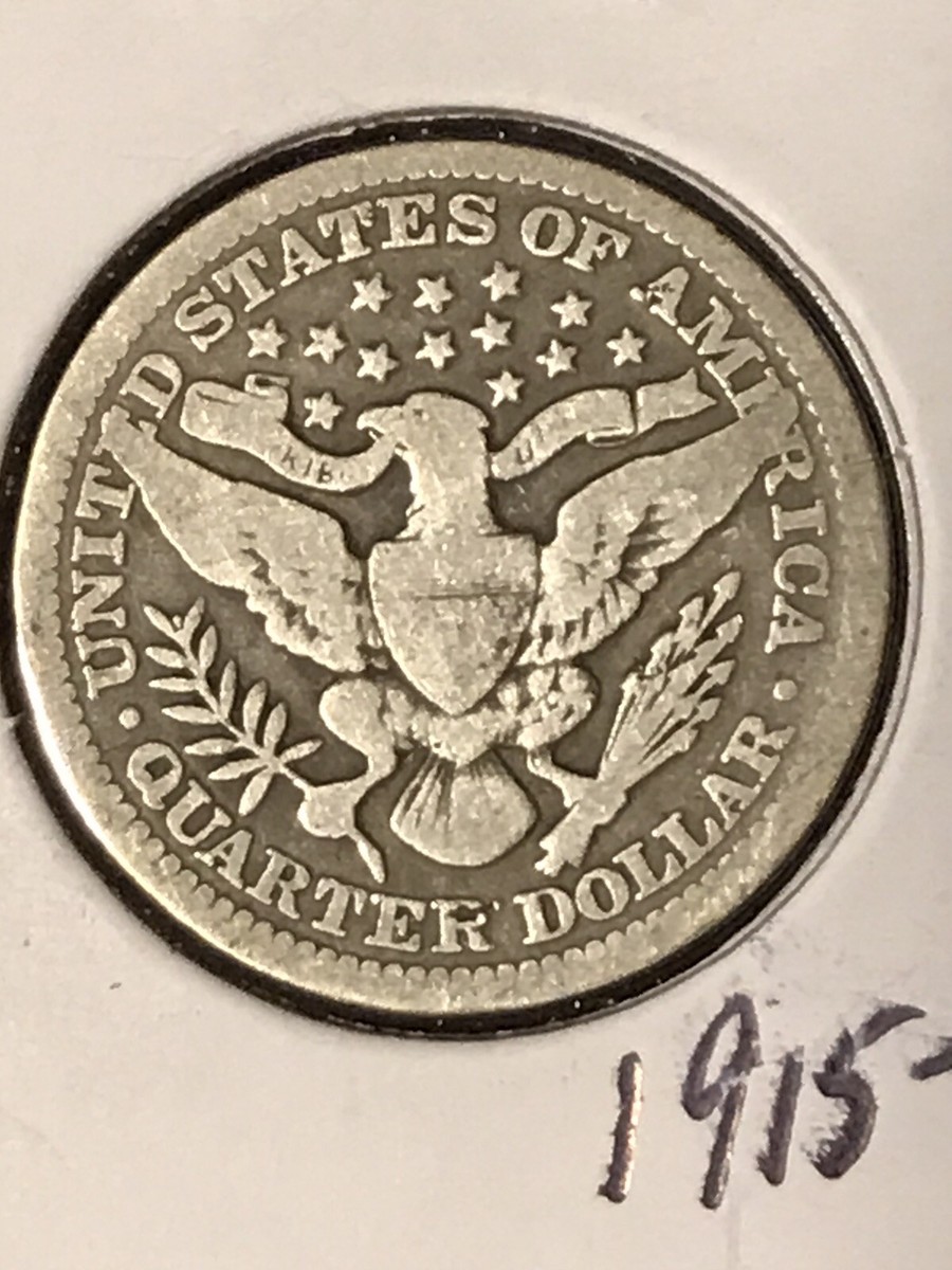 1915 Barber Quarter | eBay
