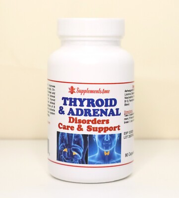 NATURAL  SOPORTE DE LAS  glándula tiroidea - 100% HERBAL FORMULA - HECHO EE.UU.