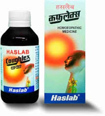 2 X Haslab Homoeopathic Coughlex syrup 115ml - Acute & Chronic Bronchitis