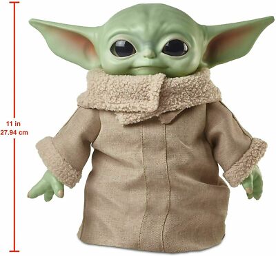 STAR WARS Mandalorian The Child 11'' Plush Baby Yoda Doll | Mattel NEW