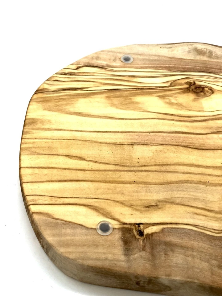 Futterstation RUSTY aus Olivenholz Holz - mit Porzellanschalen - Bild 4 von 4