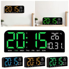 10 Large Digital Wall Clock with Large Displa...