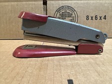 Arrow Fastener Co Stapler  Red Silver Vintage Retro MCM 25-49