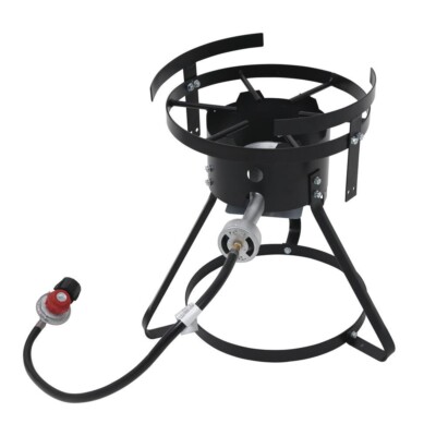 Outdoor Propane Gas Cooker Tripod Stand Commercial Grade Cast Iron