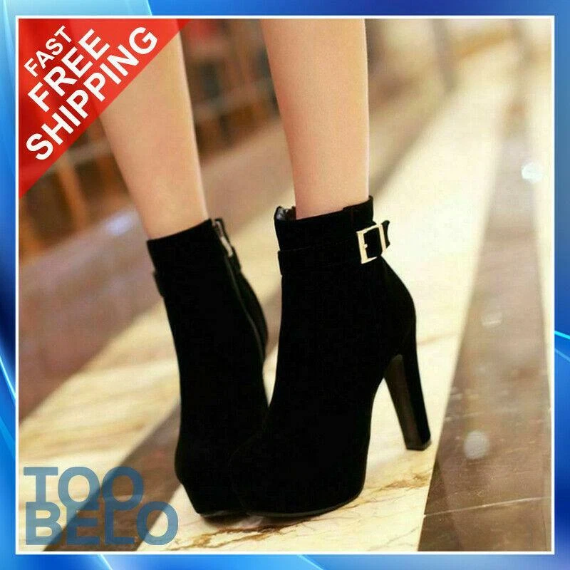 Mente Yogur ex Botas De Plataforma Zapatos Tacones Altos Botines De Mujer Elegantes Moda  2021 | eBay