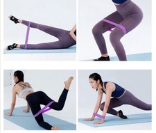 Widerstandsbänder Trainings Gymnastik Pilates Yoga Set 5 Intensitäten