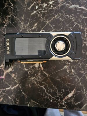 NVIDIA Quadro GV100 32GB HBM2 PCIe GPU CUDA Tensor AI Accelerator Rendering Card